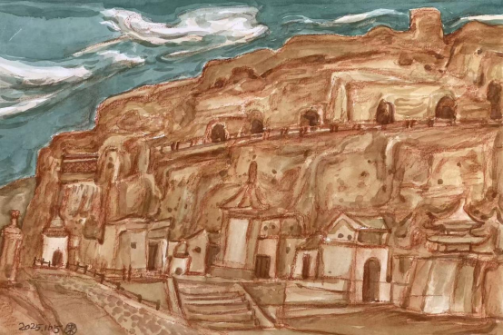 以翰墨行走江山 以图画铸就史诗——“走遍中国”写生创作行径甘肃段圆满收官