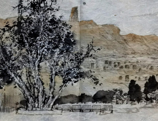 以翰墨行走江山 以图画铸就史诗——“走遍中国”写生创作行径甘肃段圆满收官