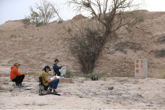 以翰墨行走江山 以图画铸就史诗——“走遍中国”写生创作行径甘肃段圆满收官